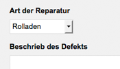 reparaturmeldung